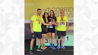 Os funcionários da Procergs Dhiully Alves, Júlia Pontes e César Demin receberam a premiação em nome da empresa