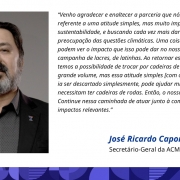 José Ricardo Caporal é voluntária em Porto Alegre