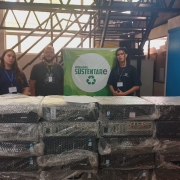 Microcomputadores doados pelo Programa Sustentare, em dezembro de 2025, à Secretaria de Desenvolvimento Social do RS