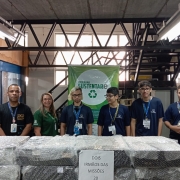 Microcomputadores doados pelo Programa Sustentare, em dezembro de 2025, à Secretaria de Desenvolvimento Social do RS