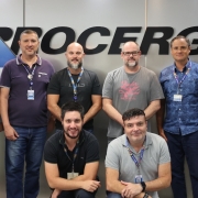 Alguns integrantes da equipe respons&aacute;vel pela atualiza&ccedil;&atilde;o dos Sistemas do DetranRS