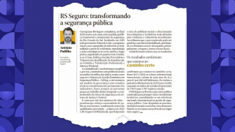 O texto de opini&atilde;o &eacute; assinado pelo tamb&eacute;m delegado Ant&ocirc;nio Padilha