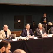 O presidente Luiz Fernando Záchia esteve acompanhado pelos diretores Karen Lopes e Sandro Furtado