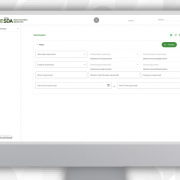 Mais detalhes da interface do novo módulo componente da solução digital SDA  